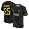 Maglia ufficiale Paris Saint Germain N. MENDES 25 4th Jordan 2022-23 per Uomo